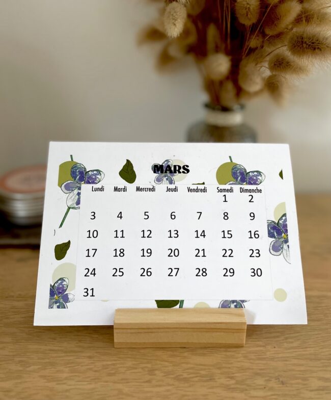 calendrier "Un bouquet de poésie" 2025 – Image 12