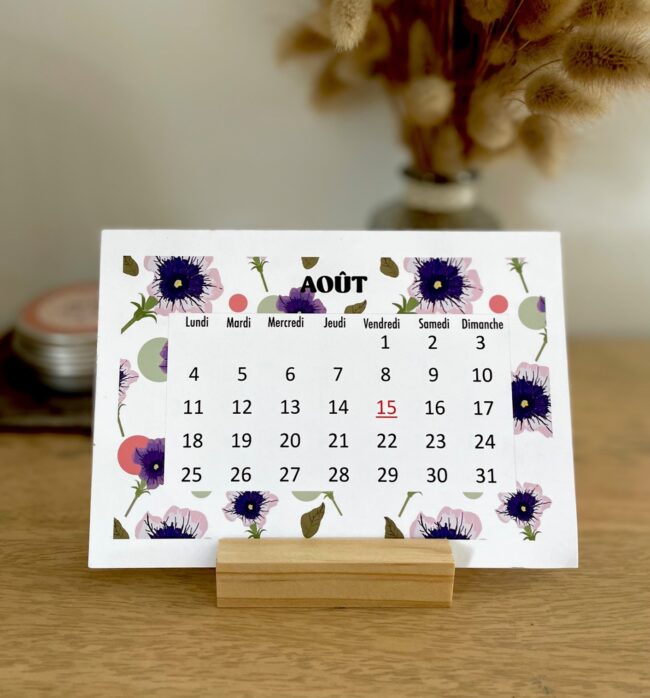 calendrier "Un bouquet de poésie" 2025 – Image 7