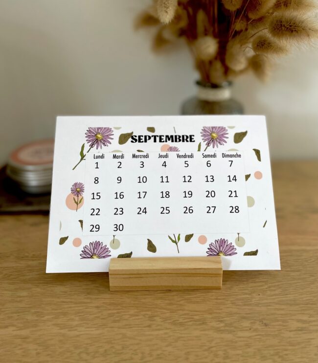 calendrier "Un bouquet de poésie" 2025 – Image 6