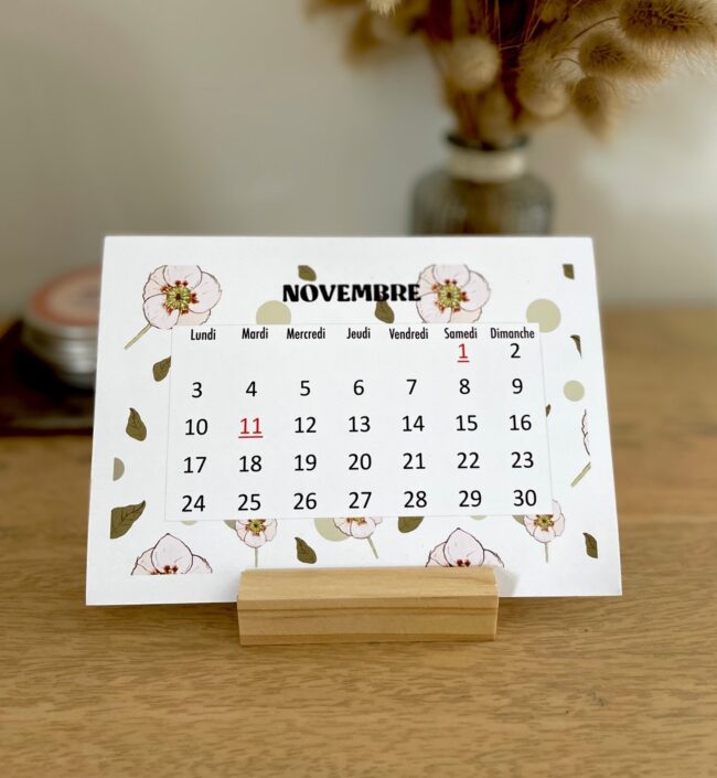 calendrier "Un bouquet de poésie" 2025 – Image 4