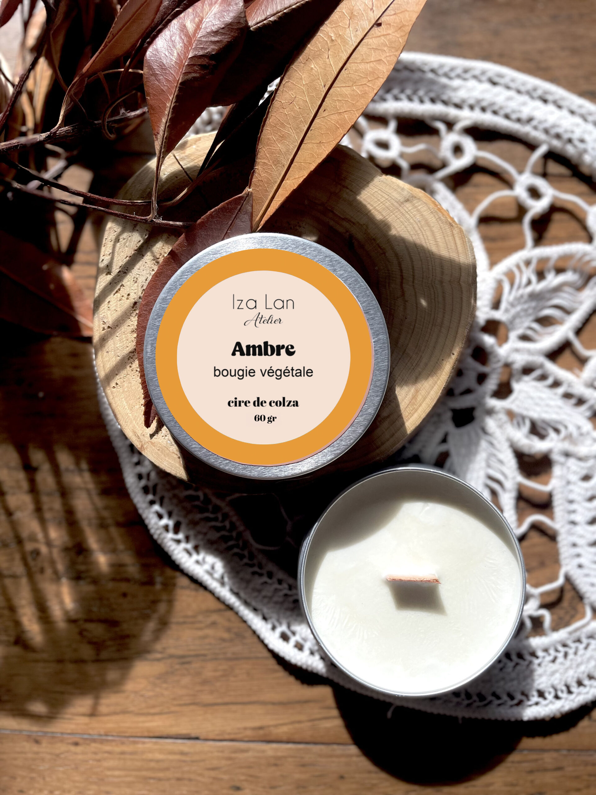 Bougie Ambre 3 Bougie Ambre – Image 3